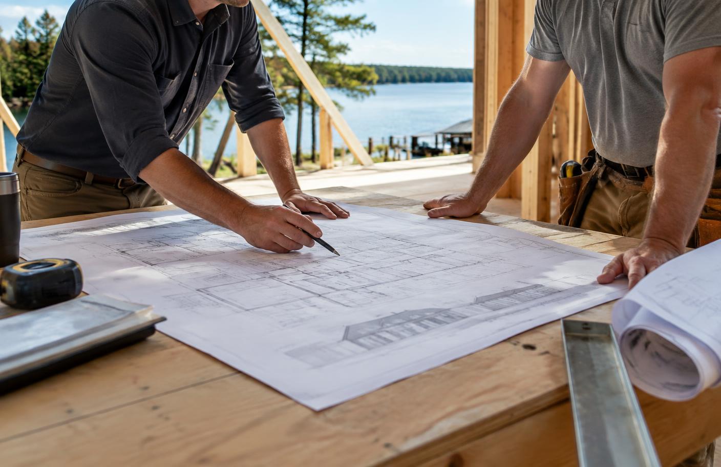 Editorial illustration for Peters Custom Homes